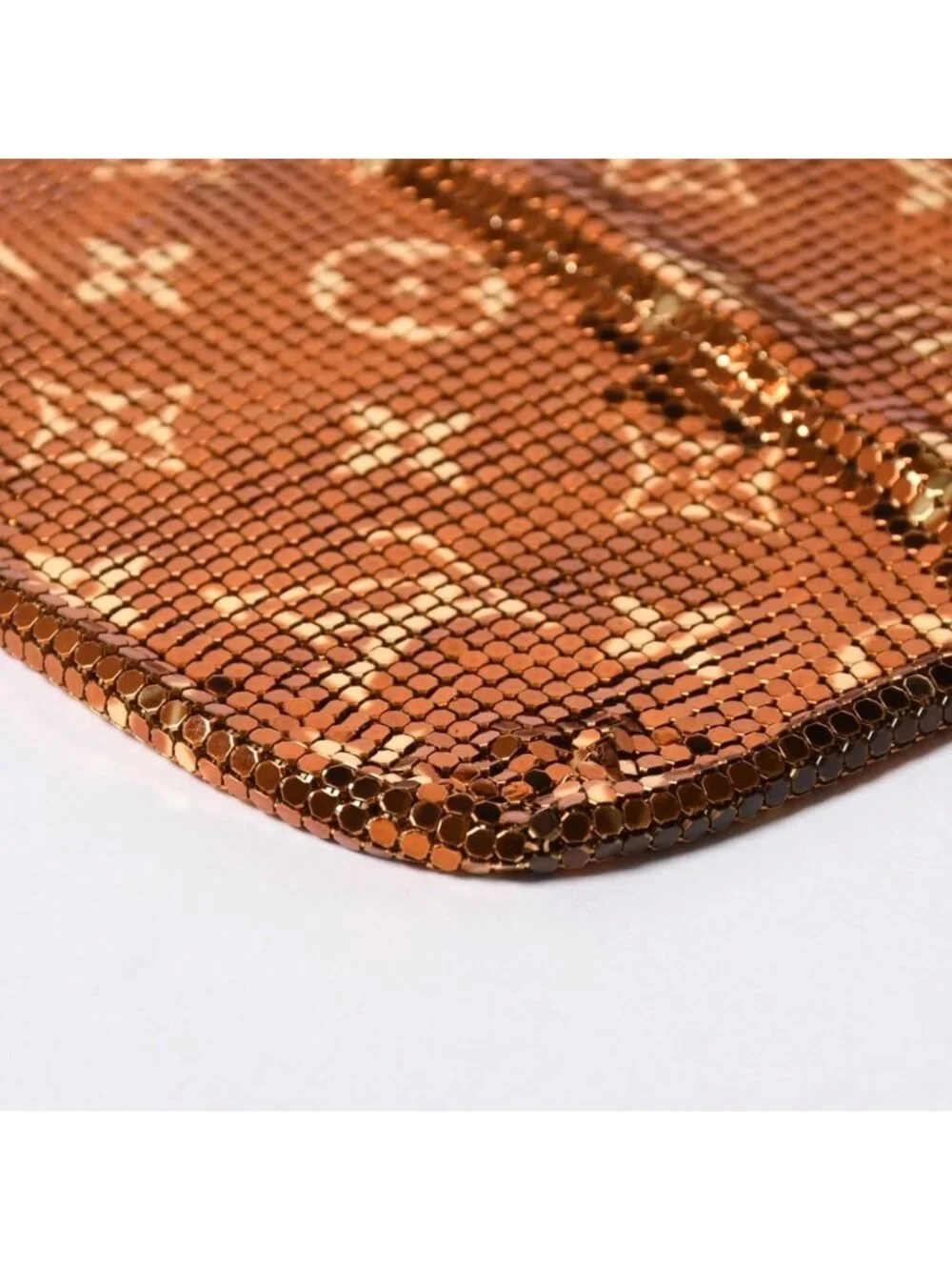 Louis Vuitton Shoulder Bag Monogram Mesh Francis Gold